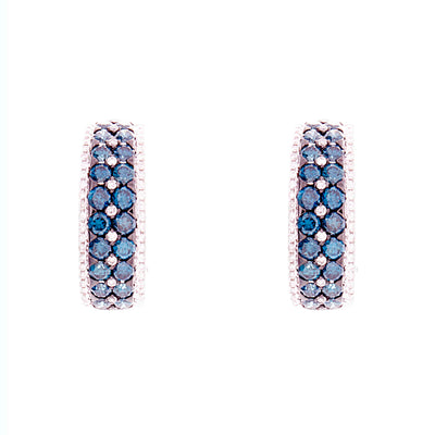 Blue Diamond Earrings - Jewelry Store in St. Thomas | Beverly's Jewelry