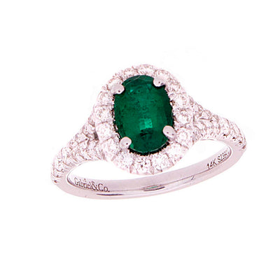 Emerald Diamond Ring - Jewelry Store in St. Thomas | Beverly's Jewelry
