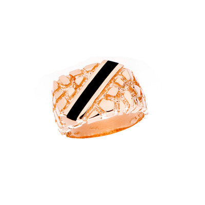 Mens Nugget Ring with Onyx - Jewelry Store in St. Thomas | Beverly's Jewelry