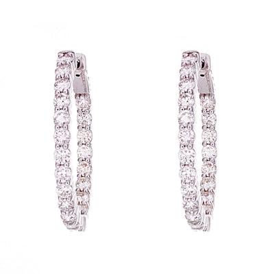 Diamond Hoop Earrings - Jewelry Store in St. Thomas | Beverly's Jewelry