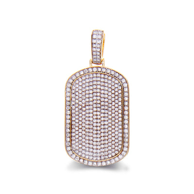 Diamond Dog Tag Pendant - Jewelry Store in St. Thomas | Beverly's Jewelry