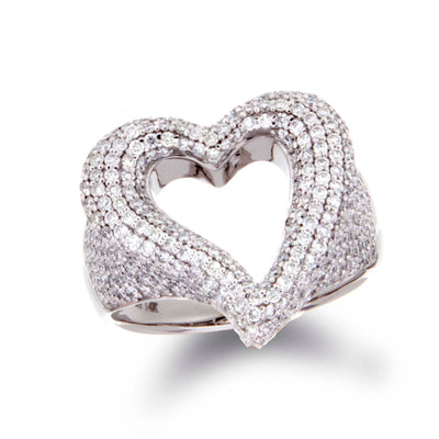 Diamond Heart Ring - Jewelry Store in St. Thomas | Beverly's Jewelry