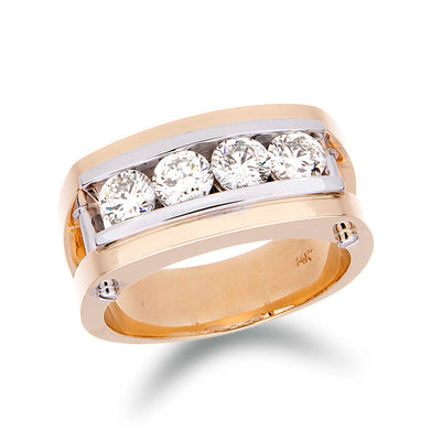 Mens Four Diamond Band - Jewelry Store in St. Thomas | Beverly's Jewelry