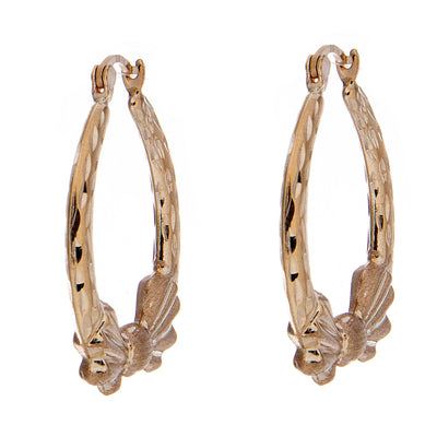 Gold Diamond Cut Hoops - Jewelry Store in St. Thomas | Beverly's Jewelry