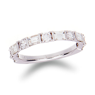 Baguette & Roun d Diamond Band - Jewelry Store in St. Thomas | Beverly's Jewelry