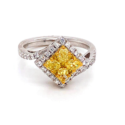 Fancy Yellow Diamond Ring - Jewelry Store in St. Thomas | Beverly's Jewelry