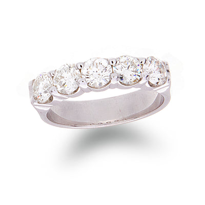 Five Diamond Band 1 1/2 carats. - Jewelry Store in St. Thomas | Beverly's Jewelry
