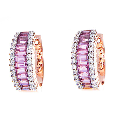 Pink Sapphire Earrings - Jewelry Store in St. Thomas | Beverly's Jewelry