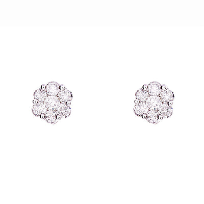 Diamond Earrings - FER414 - Jewelry Store in St. Thomas | Beverly's Jewelry