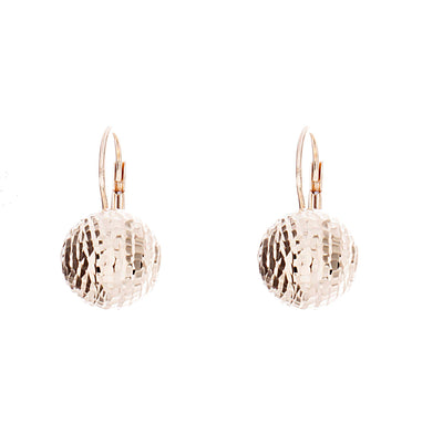 Diamond Cut Gold Ball Drops - Jewelry Store in St. Thomas | Beverly's Jewelry