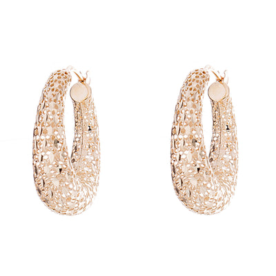 Gold Mesh Earrings - Jewelry Store in St. Thomas | Beverly's Jewelry