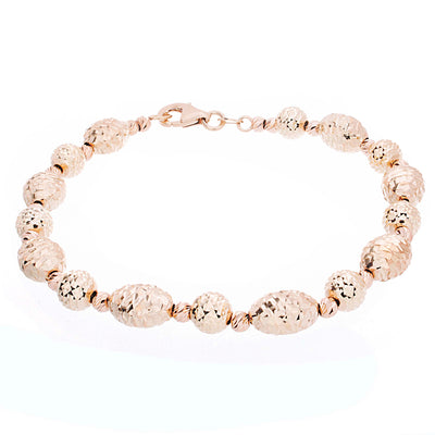 Ladies Fancy Gold Bracelet - Diamond Cut - Jewelry Store in St. Thomas | Beverly's Jewelry