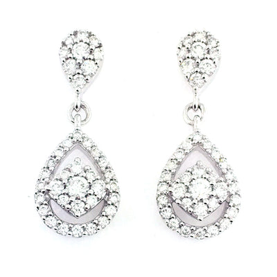 Diamond Earring - KB911W - Jewelry Store in St. Thomas | Beverly's Jewelry