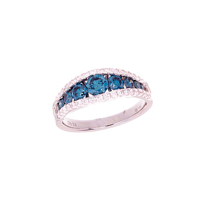Blue Diamond Ring - Jewelry Store in St. Thomas | Beverly's Jewelry