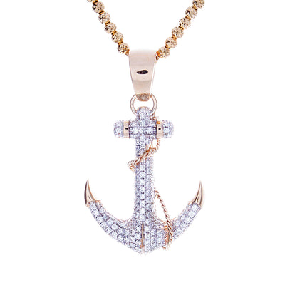 Mens Diamonds Anchor Pendant - Jewelry Store in St. Thomas | Beverly's Jewelry