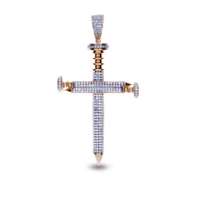 Diamond Nail Cross Pendant - Jewelry Store in St. Thomas | Beverly's Jewelry