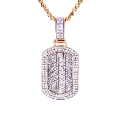Mens Diamond Dog-Tag Pendant - Jewelry Store in St. Thomas | Beverly's Jewelry