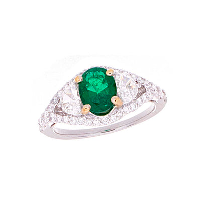 Emerald and Diamond Ring - Jewelry Store in St. Thomas | Beverly's Jewelry