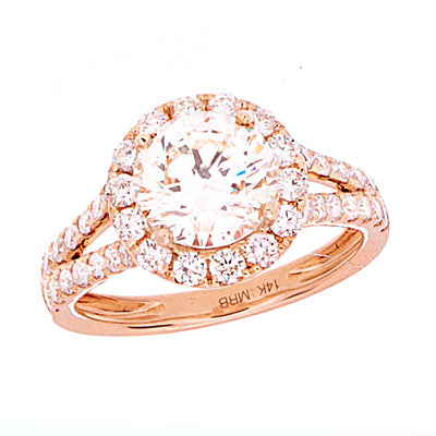 Diamond Halo Solitaire Ring - Jewelry Store in St. Thomas | Beverly's Jewelry
