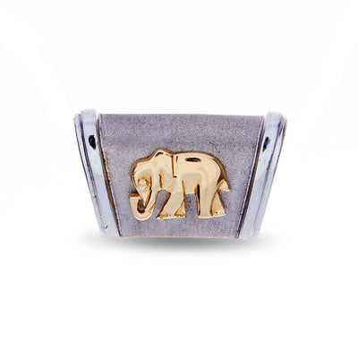 Two-Tone Gold Elephant motif Slider - Jewelry Store in St. Thomas | Beverly's Jewelry
