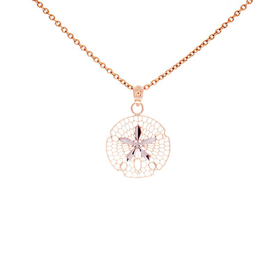 Gold Sand Dollar Pendant - Jewelry Store in St. Thomas | Beverly's Jewelry