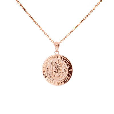 Gold St. Christopher Pendant - Jewelry Store in St. Thomas | Beverly's Jewelry