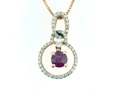 Ruby Pendant - LG145R R - Jewelry Store in St. Thomas | Beverly's Jewelry
