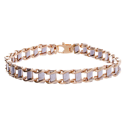 Gold Railroad Bracelet - Jewelry Store in St. Thomas | Beverly's Jewelry