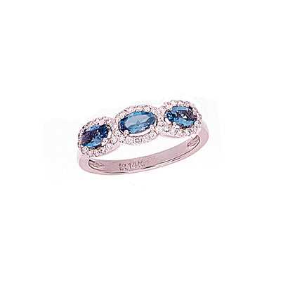 Aquamarine Ring,Gender_Ladies,Jewelry_Rings,Metal_White Gold,Price Range_$501 - $1000 - Jewelry Store in St. Thomas | Beverly's Jewelry