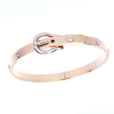 Gold Buckle Bangle - Jewelry Store in St. Thomas | Beverly's Jewelry